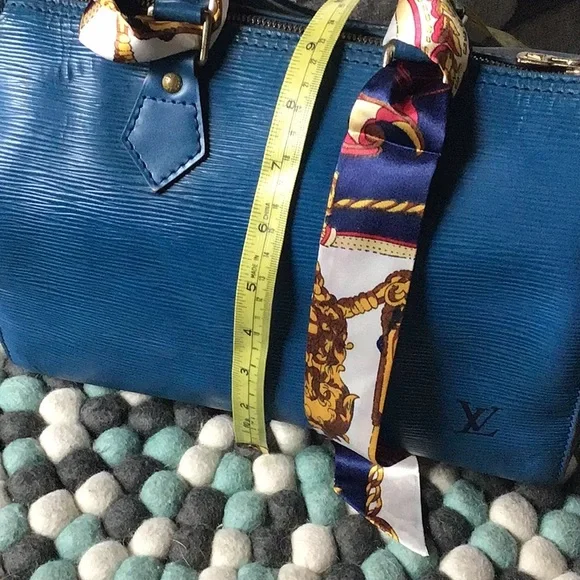 Louis Vuitton Blue Epi Speedy 25 - Picture 3 of 14